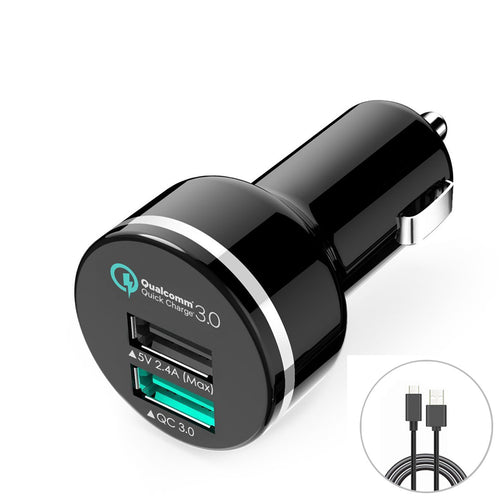 18W Quick Charge 3.0 (QC 2.0 Compatible) USB Smart Charging Adapter