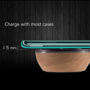 Twisty 10W Wireless Charging Pad and Adjustable Stand, built in one charging coil