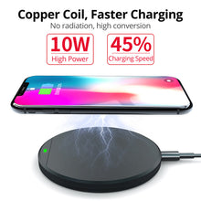 Load image into Gallery viewer, Folded wireless charger, 10W built in one charging coil, round