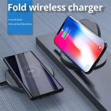 Load image into Gallery viewer, Folded wireless charger, 10W built in one charging coil, round